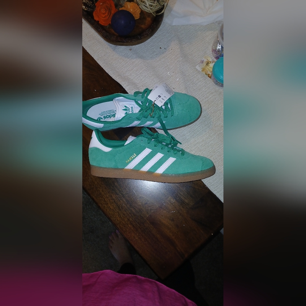 Adidas Men's Green Gazelle Shoes